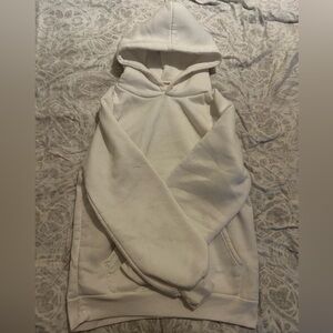 Plain white sweatshirt